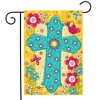 Colorful Cross Spring Garden Flag 18" x 12.5" Briarwood Lane - 2 of 4