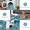 coucheta Washable Boho Area Rug, Multi-size Plant Animal Prints Ultra-Thin Soft Non Slip Stain Resistant Carpet, for Living Room, Bedroom, Dining - 3 of 4