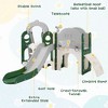 Toddler Slide and Swing Set 7 in 1, Kids Playground Climber Slide Playset with Basketball Hoop,Tunnel for Babies Indoor & Outdoor,green - 4 of 4
