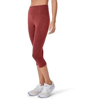 TomboyX Workout Leggings, 3/4 Capri Length High Waisted Active Yoga Pants  With Pockets For Women, Plus Size Inclusive Exercise, (XS-6X) Ice Cap 4X