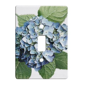 RightSide Designs Hydrangea  Standard Switchplate Cover - 1 of 3