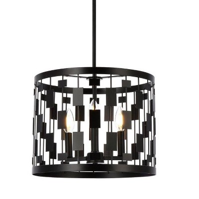 Levante Black 3-Light Contemporary Pendant