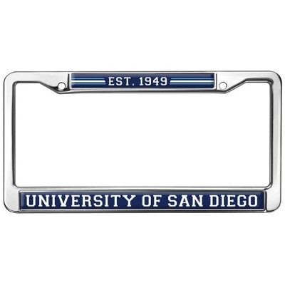 University of San Diego School Logo Full Size Standard License Plate Metal Frame