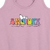 Women's - Peanuts - Snoopy Summer Beach Ball Graphic Racerback Tank - 2 of 4