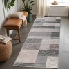 Modern Geometric Blocks Washable Indoor Area Rug by Blue Nile Mills - 2 of 4