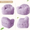 Bean Bag Chair for Adults, Giant Bean Bag Chair Soft Green Bean Bag Sofa Oversized Bean Bag Couch with Filler Included Chair Sofa - 4 of 4