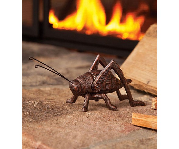 Cast Iron Hearth Cricket With Burnished Copper Finish - Plow & Hearth