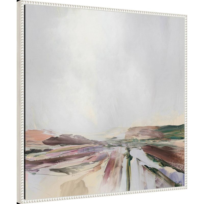 30&#34;x30&#34; Beauty by Dan Hobday Framed Canvas Wall Art Print White - Amanti Art, 3 of 11