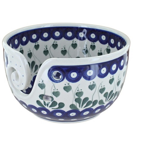 Blue Rose Polish Pottery G04 Ceramika Artystyczna Yarn Bowl - image 1 of 1