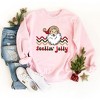 Simply Sage Market Women's Graphic Sweatshirt Feelin' Jolly Stripes - 3 of 4