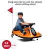 24V Electric Drifting Go Kart for Kids,with High/Low Speed Switch, 360° Drift System, Music Lights Safety Frame Drift Cart for Ages 3-8 - 4 of 4