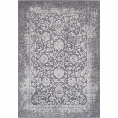 Hauteloom Benavides Gray Updated Traditional Tibetan Rug
