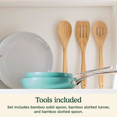 Cuisinart 12-Piece Turquoise Enamel Nonstick Cookware Set