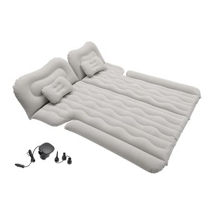 Unique Bargains Car Air Mattress Camping Bed with Air Pump 1 Set - 1 of 4