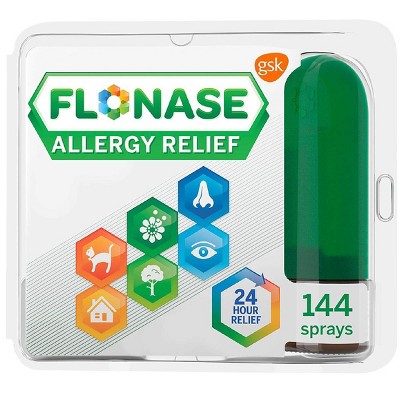 Flonase Allergy Relief Nasal Spray - Fluticasone Propionate - 144ct/0.62 fl oz