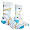 Crazy Socks, Scribble, Funny Novelty Socks, Medium - 3 of 4