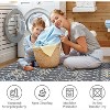 Acekool Area Rug Machine Washable Non Slip Low Pile Geometric Farmhouse Accent Rug for Living Room Bedroom Nursery - 3 of 4