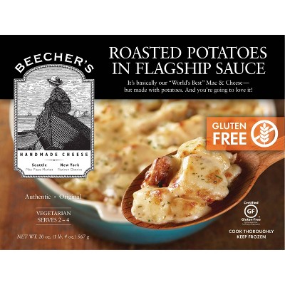 Beecher's Gluten Free Frozen Handmade Cheese Roasted Potatoes in Flagship Sauce - 20oz