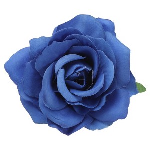 Unique Bargains Fabric Rose Boho Hair Clips Fabric Flower Brooch Pins for Wedding Party Dance 1 Pc - 1 of 4