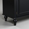 70.9'' Modern TV Stand for TVs up to 80 Inches, Storage Cabinet with 2 Drawers, 2 Cabinets, Open Shelf and Solid Wood Legs - 4 of 4