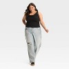 Women's Asymmetrical Hem Tank Top - Wild Fable™ - 3 of 3