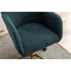 Kumasinova Chic Teddy Fabric Swivel Office Chair with Wheel,Height Adjustable Chair,Chic Computer Chair for Home Office,Home & Office Furniture - 2 of 4
