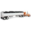 First Gear 1/64 Orange Ford LTL 9000 60" Flattop Wilson Pacesetter Grain Trailer DCP 60-1798 - 3 of 4