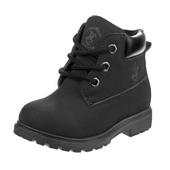 Beverly Hills Polo Club Unisex Girls' and Boys' Fashion Classic Combat High-Top Chukka Boots (Toddler/Little Kids)