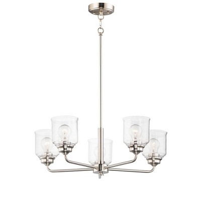 Maxim Lighting Acadia 5 - Light Chandelier in  Satin Nickel
