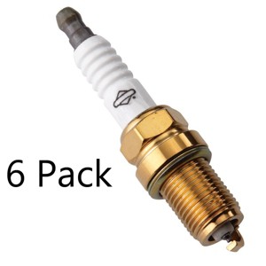 Briggs & Stratton 6 Pack of Genuine OEM Spark Plugs - 696202-6PK - 1 of 3