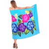 LA LEELA Women's Summer Sarong Bikini Wraps Cover up Skirt Wrap Swimwear Swimsuit Beach Coverup for Women One Size Multicolored, Floral - 2 of 4