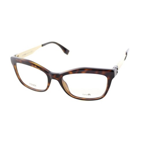 Fendi Ff 0233 086 Womens Square Eyeglasses Havana 54mm : Target