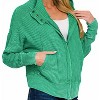 Women's Stella Acid Wash Zip Up Jacket - ZENANA - 2 of 2