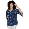 LA LEELA Women's Work Vacation Tunic Top Party Blouse for Women - 4 of 4