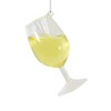 3.75 In Cheer-Donnay! Wine Glass Celebrate Drink Tree Ornaments - 3 of 3