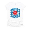 Simply Sage Market S.W.Smiley America Stacked Short Sleeve Tee - 2 of 4