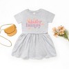 The Juniper Shop Sister Bunny Toddler Graphic Dress - 2 of 3