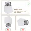 Unique Bargains HDPE Alcohol Cleanser Polish Remover Press Pumping Dispensers White - 4 of 4