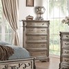 42" Northville Chest Antique Silver - Acme Furniture: 5-Drawer Wood Storage, Metal Glides, No Assembly Required - 3 of 4