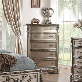 31 Louis Philippe Chest White - Acme Furniture : Target