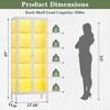 Bekrvio 67”H 3-Side Glass Display Cabinet With Lights,5-Layer Storage with Double Doors and Metal Frame for Collectibles, Ideal for Small Spaces - 4 of 4