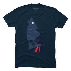 Men's Design By Humans Walking in the dark By StevenToang T-Shirt - 1 of 4
