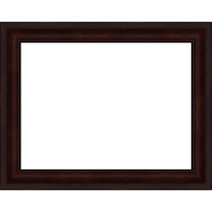 Amanti Art Coffee Bean Brown Framed Magnetic Dry Erase Board - 1 of 4