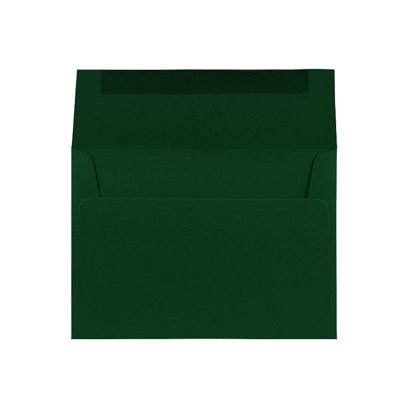 JAM Paper A7 Invitation Envelopes 5.25 x 7.25 Dark Green 263917095, 2 of 5