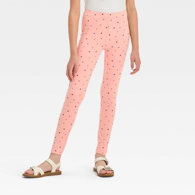 Image of Girls' Mini Heart Leggings - Cat & Jack™ Pink L
