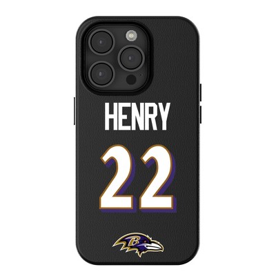Keyscaper NFL Baltimore Ravens Players Game Tactic MagSafe Compatible Cell Phone Case for Apple iPhone