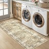 Area Rugs Large Boho Rugs Non Slip Soft Washable Rug Vintage Distressed Print Aesthetic Rug Oriental Retro Accent Carpet Dining Room Dorm - 2 of 4