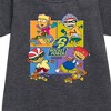 - Rocket Power - Skate Life Graphic Short Sleeve Fleece Dress - 2 of 3