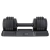 HolaHatha 5-in-1 Adjustable 15 to 55 Pound Dumbbell Free Weight Equipment w/Storage Tray & Double Locking System for Home Gym Fitness Workout, Single - 2 of 4