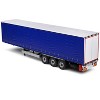 Tarpaulin Trailer Blue "Truck Edition" Series 1/24 Die Cast Model Car by Solido - 3 of 4